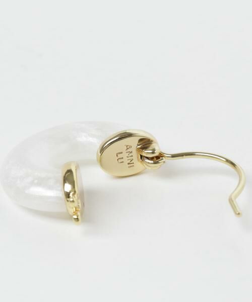 URBAN RESEARCH / アーバンリサーチ ピアス・イヤリング | ANNI LU　Petit White Swell Hoop | 詳細2