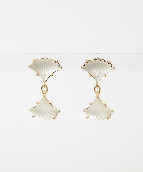 URBAN RESEARCH / アーバンリサーチ ピアス・イヤリング | gren by M　マットガラスシェルピアス | 詳細1