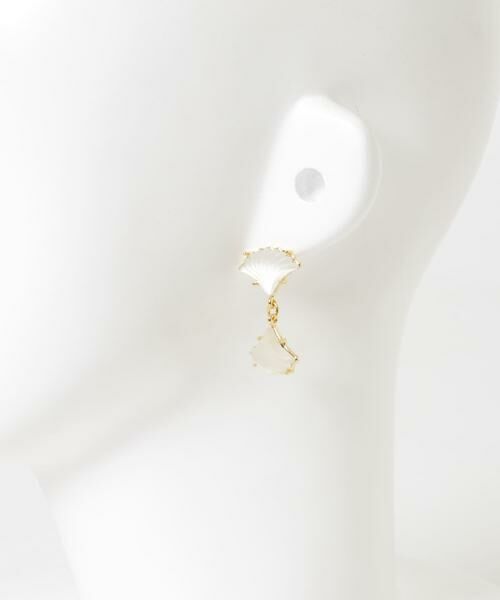 URBAN RESEARCH / アーバンリサーチ ピアス・イヤリング | gren by M　マットガラスシェルピアス | 詳細2