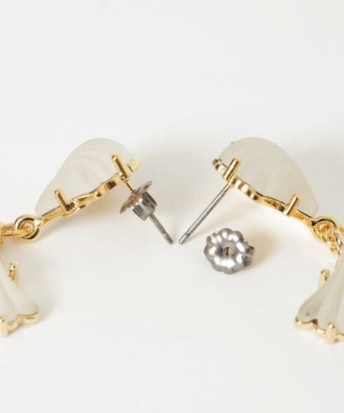 URBAN RESEARCH / アーバンリサーチ ピアス・イヤリング | gren by M　マットガラスシェルピアス | 詳細3