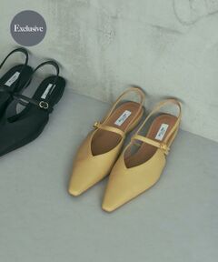 URBAN RESEARCH / アーバンリサーチ パンプス | 『別注』 MILLIWM×URBANR　Vカットスリングバッグパンプス