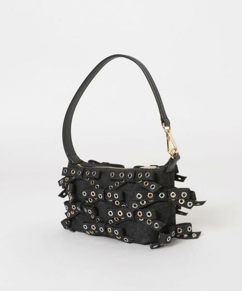 URBAN RESEARCH / アーバンリサーチ ハンドバッグ | GANNI　Pouch Eyelet Mix Denim | 詳細2