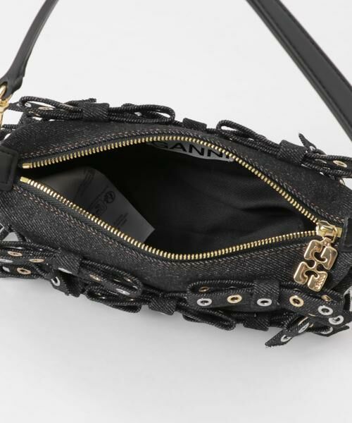 URBAN RESEARCH / アーバンリサーチ ハンドバッグ | GANNI　Pouch Eyelet Mix Denim | 詳細5