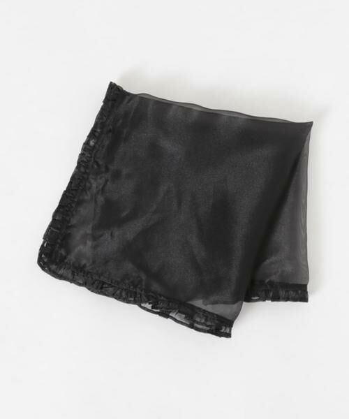 URBAN RESEARCH / アーバンリサーチ バンダナ・スカーフ | GANNI　Silk Organza Frill Scarf | 詳細1