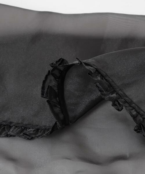 URBAN RESEARCH / アーバンリサーチ バンダナ・スカーフ | GANNI　Silk Organza Frill Scarf | 詳細4