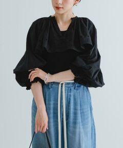 URBAN RESEARCH / アーバンリサーチ シャツ・ブラウス | crinkle crinkle crinkle　embroidery cropped blouse