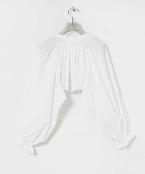 URBAN RESEARCH / アーバンリサーチ シャツ・ブラウス | crinkle crinkle crinkle　embroidery cropped blouse | 詳細3