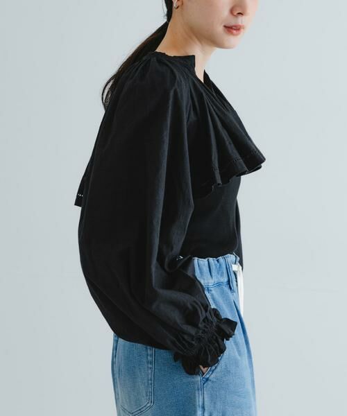 URBAN RESEARCH / アーバンリサーチ シャツ・ブラウス | crinkle crinkle crinkle　embroidery cropped blouse | 詳細7