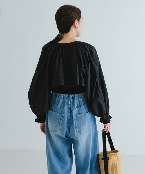 URBAN RESEARCH / アーバンリサーチ シャツ・ブラウス | crinkle crinkle crinkle　embroidery cropped blouse | 詳細10