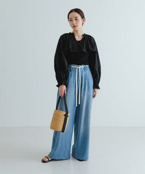 URBAN RESEARCH / アーバンリサーチ シャツ・ブラウス | crinkle crinkle crinkle　embroidery cropped blouse | 詳細13