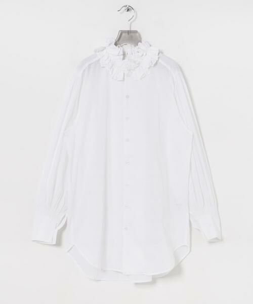 URBAN RESEARCH / アーバンリサーチ シャツ・ブラウス | crinkle crinkle crinkle　cotton frill coller shirts | 詳細1