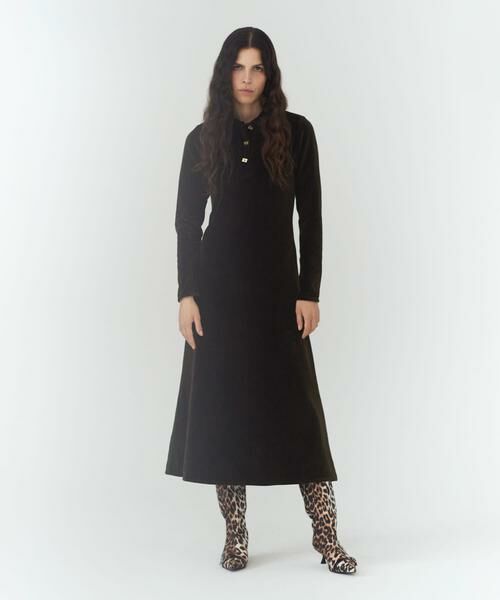 URBAN RESEARCH / アーバンリサーチ ニット・セーター | GANNI　Mini Ribbed Merino Polo | 詳細1