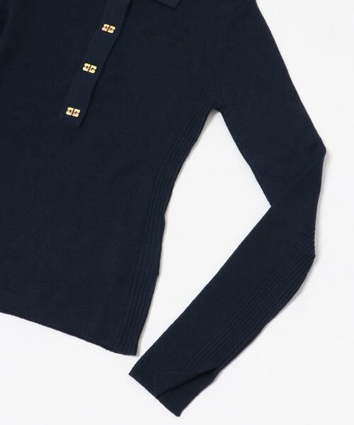 URBAN RESEARCH / アーバンリサーチ ニット・セーター | GANNI　Mini Ribbed Merino Polo | 詳細4