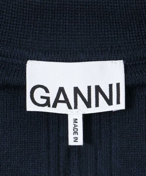 URBAN RESEARCH / アーバンリサーチ ニット・セーター | GANNI　Mini Ribbed Merino Polo | 詳細6