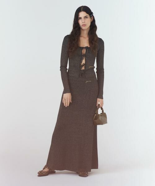 URBAN RESEARCH / アーバンリサーチ ニット・セーター | GANNI　Light Sparkle Rib Blouse | 詳細1