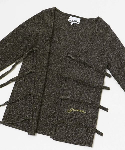URBAN RESEARCH / アーバンリサーチ ニット・セーター | GANNI　Light Sparkle Rib Blouse | 詳細4