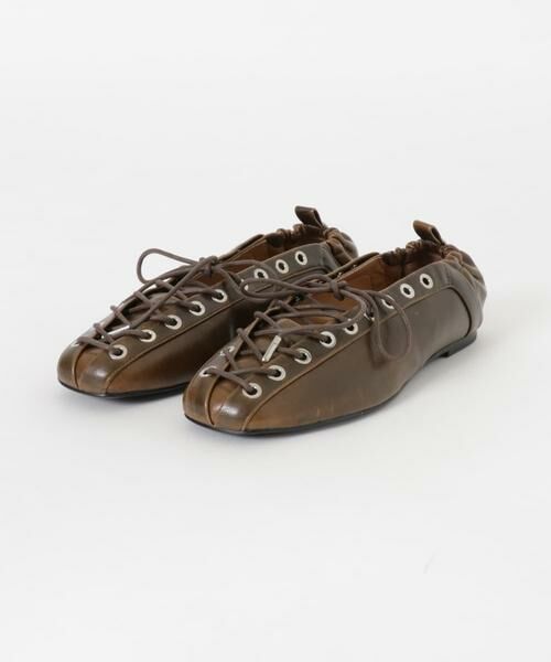 URBAN RESEARCH / アーバンリサーチ バレエシューズ | GANNI　Eyelets Lace Up Ballerina | 詳細1