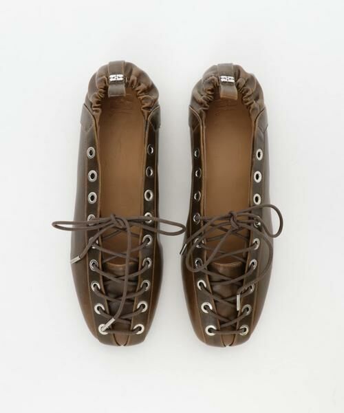 URBAN RESEARCH / アーバンリサーチ バレエシューズ | GANNI　Eyelets Lace Up Ballerina | 詳細2
