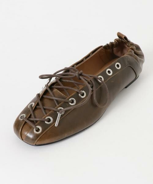 URBAN RESEARCH / アーバンリサーチ バレエシューズ | GANNI　Eyelets Lace Up Ballerina | 詳細5