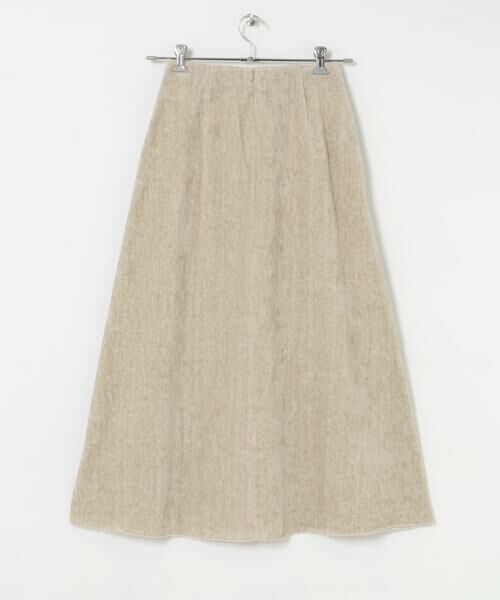 URBAN RESEARCH / アーバンリサーチ スカート | ATON　LINEN VELVET SIDE SLIT SKIRT | 詳細3