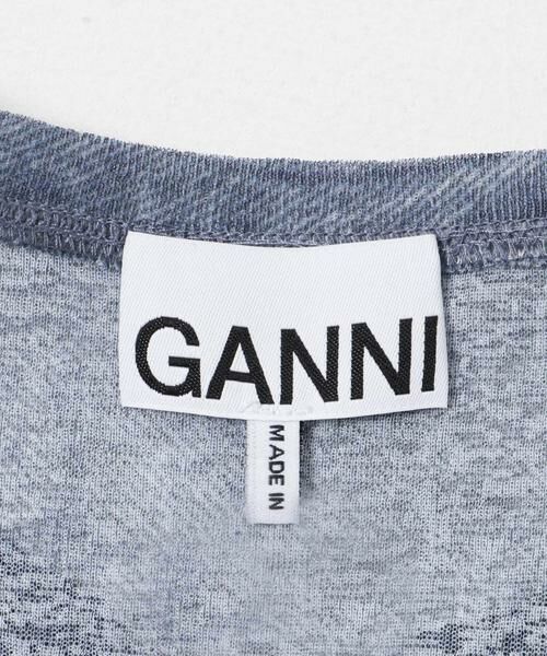 URBAN RESEARCH / アーバンリサーチ Tシャツ | GANNI　Marl Mesh Long Sleeve Blouse | 詳細5