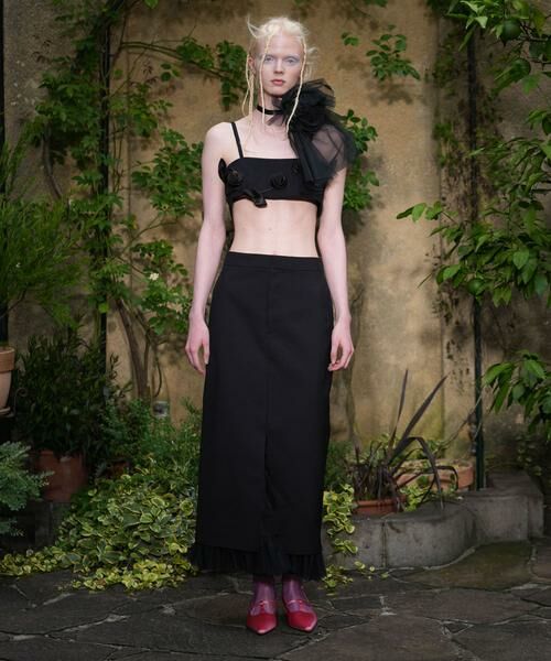 URBAN RESEARCH / アーバンリサーチ スカート | VIVIANO　Tulle Layered Midi Skirt | 詳細3
