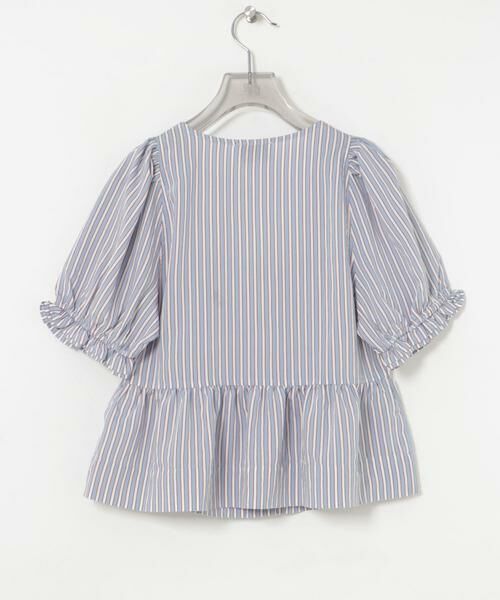 URBAN RESEARCH / アーバンリサーチ シャツ・ブラウス | GANNI　Yarn Dyed Stripe Blouse | 詳細4