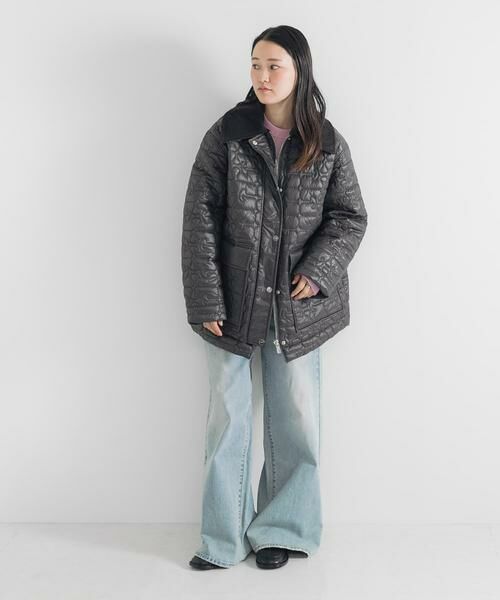 URBAN RESEARCH / アーバンリサーチ ダウンジャケット・ベスト | GANNI　Shiny Quilt Midi Jacket | 詳細6