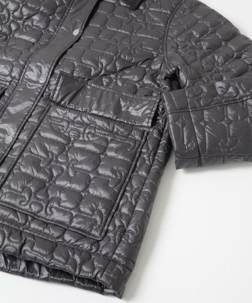 URBAN RESEARCH / アーバンリサーチ ダウンジャケット・ベスト | GANNI　Shiny Quilt Midi Jacket | 詳細8