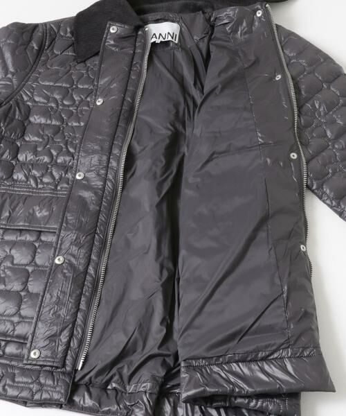 URBAN RESEARCH / アーバンリサーチ ダウンジャケット・ベスト | GANNI　Shiny Quilt Midi Jacket | 詳細9