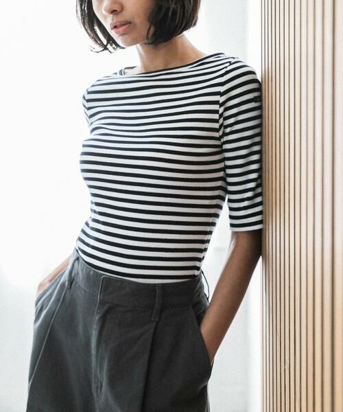 URBAN RESEARCH / アーバンリサーチ Tシャツ | 『別注』Le minor×UR　Rib short sleeve t-shirts | 詳細13