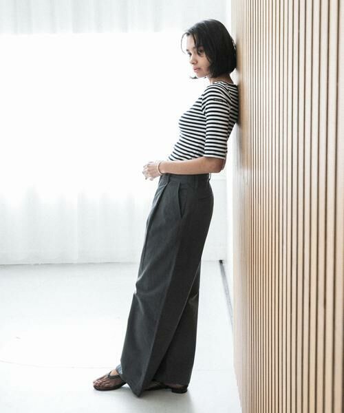 URBAN RESEARCH / アーバンリサーチ Tシャツ | 『別注』Le minor×UR　Rib short sleeve t-shirts | 詳細16