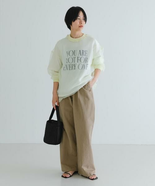 URBAN RESEARCH / アーバンリサーチ その他トップス | ESTHE　Organza Sweatshirts | 詳細2