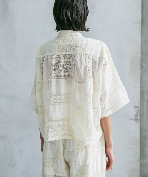 URBAN RESEARCH / アーバンリサーチ シャツ・ブラウス | 『別注』crinkle crinkle crinkle×UR　patchwork shirts | 詳細9