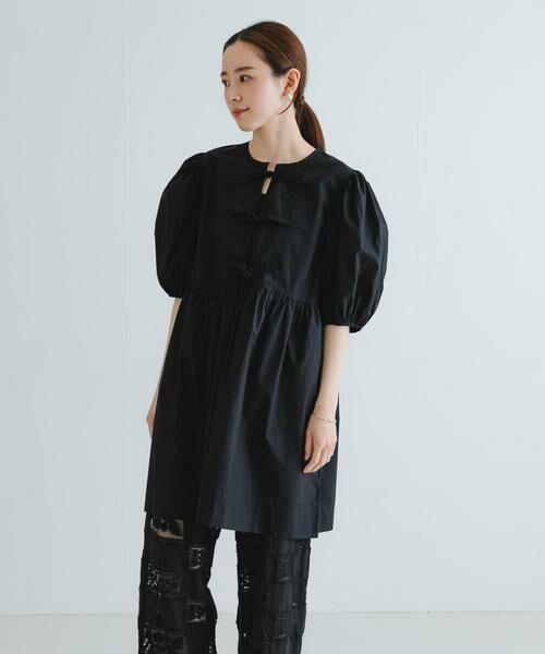 URBAN RESEARCH / アーバンリサーチ ワンピース | GANNI　Cotton Poplin Mini Dress | 詳細3