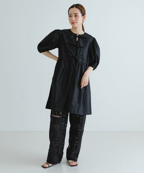 URBAN RESEARCH / アーバンリサーチ ワンピース | GANNI　Cotton Poplin Mini Dress | 詳細6
