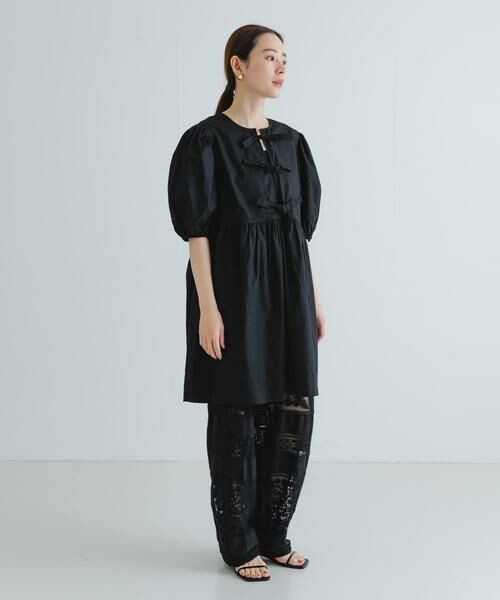 URBAN RESEARCH / アーバンリサーチ ワンピース | GANNI　Cotton Poplin Mini Dress | 詳細8
