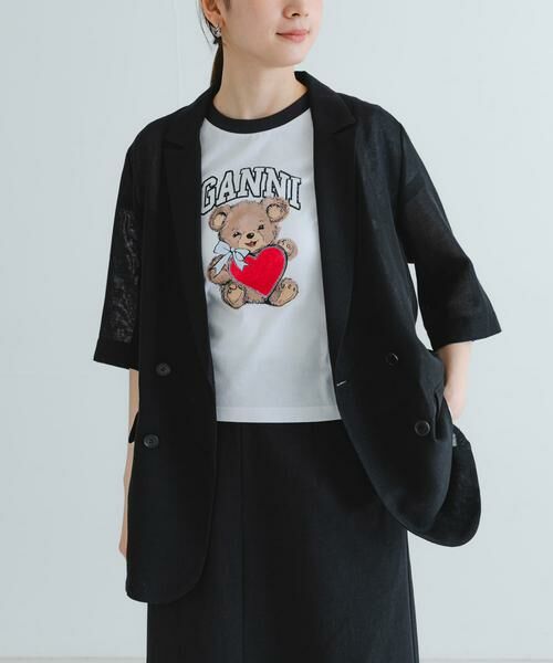 URBAN RESEARCH / アーバンリサーチ Tシャツ | GANNI　Basic Jersey Bear Small T-shirts | 詳細1
