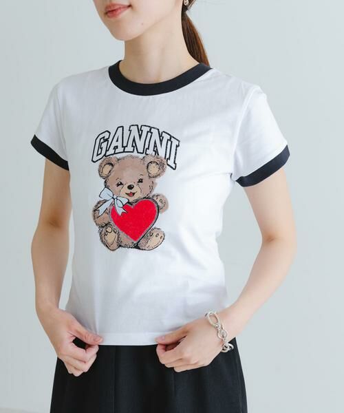 URBAN RESEARCH / アーバンリサーチ Tシャツ | GANNI　Basic Jersey Bear Small T-shirts | 詳細3