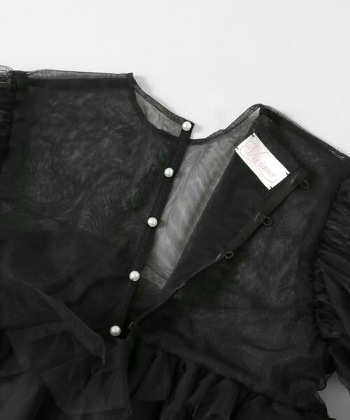 URBAN RESEARCH / アーバンリサーチ シャツ・ブラウス | VIVIANO　Tulle Puff Sleeve Top | 詳細4