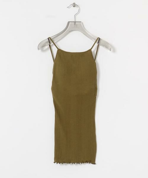 URBAN RESEARCH / アーバンリサーチ キャミソール・チューブトップ | HAKUJI　Random rib open back cami | 詳細1