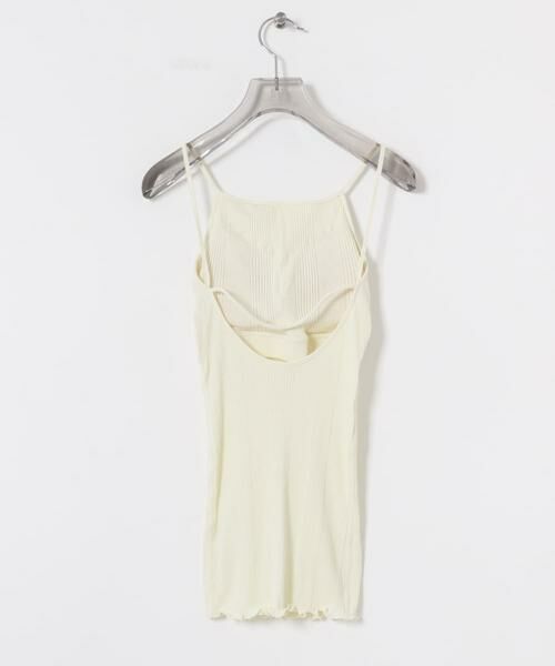 URBAN RESEARCH / アーバンリサーチ キャミソール・チューブトップ | HAKUJI　Random rib open back cami | 詳細4