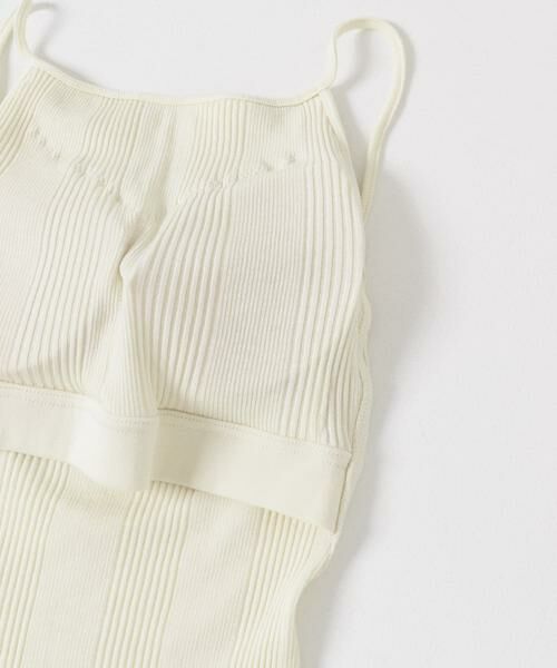 URBAN RESEARCH / アーバンリサーチ キャミソール・チューブトップ | HAKUJI　Random rib open back cami | 詳細5