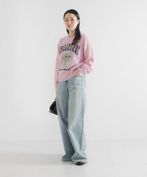 URBAN RESEARCH / アーバンリサーチ ニット・セーター | GANNI　Graphic Wool Mix Poodle | 詳細7