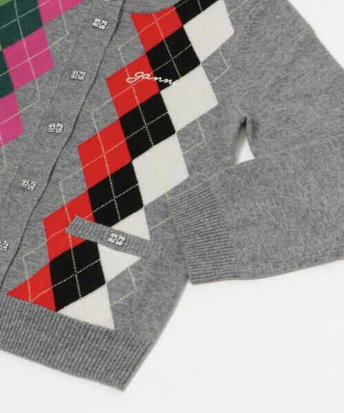 URBAN RESEARCH / アーバンリサーチ カーディガン・ボレロ | GANNI　Cashmere Wool Mix Cardigan | 詳細10