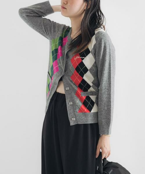 URBAN RESEARCH / アーバンリサーチ カーディガン・ボレロ | GANNI　Cashmere Wool Mix Cardigan | 詳細3