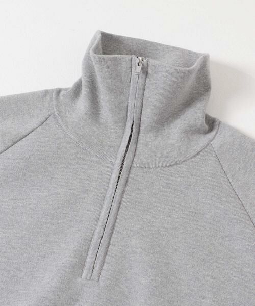 URBAN RESEARCH / アーバンリサーチ ニット・セーター | ATON　50/3OG SMOOTH HALF ZIP SW | 詳細2
