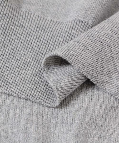 URBAN RESEARCH / アーバンリサーチ ニット・セーター | ATON　50/3OG SMOOTH HALF ZIP SW | 詳細5