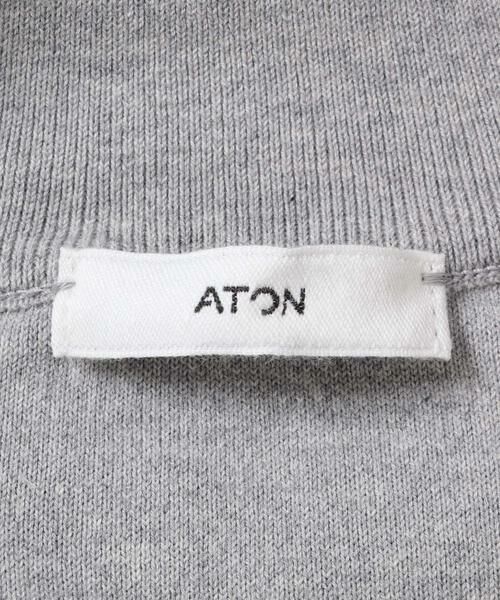 URBAN RESEARCH / アーバンリサーチ ニット・セーター | ATON　50/3OG SMOOTH HALF ZIP SW | 詳細6
