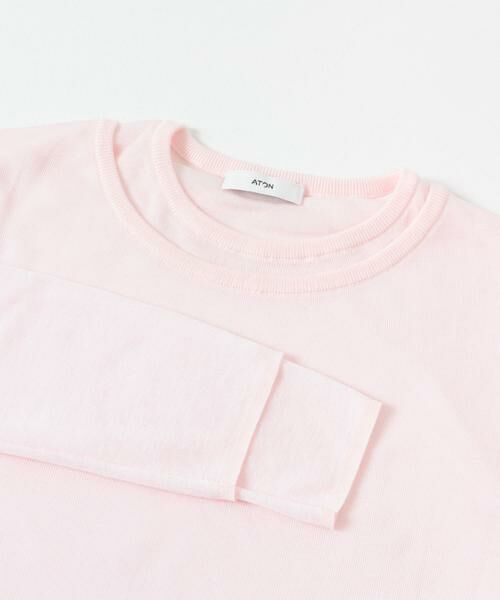 URBAN RESEARCH / アーバンリサーチ ニット・セーター | ATON　CIRCULER RIB CREW LAYERED | 詳細2